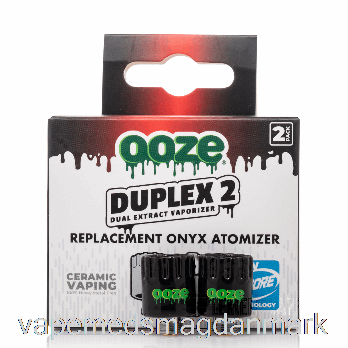 Vape Juice Ooze Duplex 2 Erstatning Onyx Forstøvere Keramik